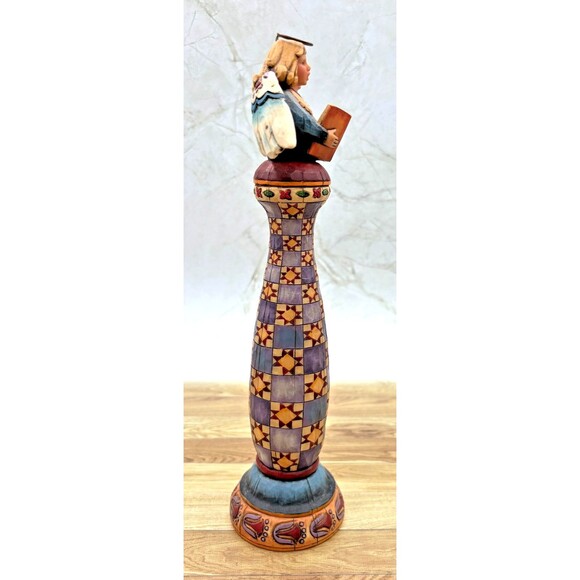 Jim Shore Singing Angel Heartwood Creek 2005 CELEBRATE WITH HARMONY #4002422 11" - Picture 4 of 14